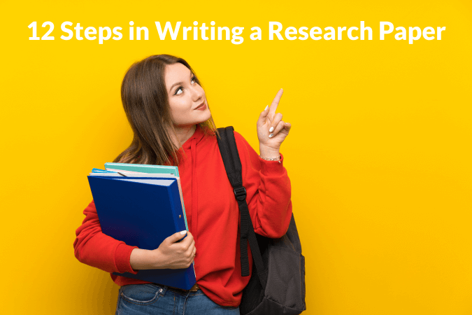 12 steps writing research paper